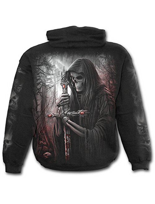 Spiral Design Soul Searcher Gothic Hoodie