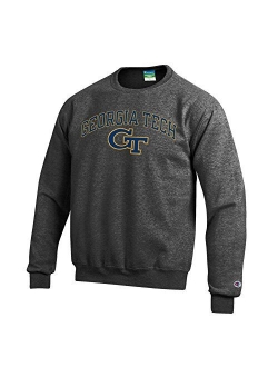 Elite Fan Shop NCAA mens Crewneck Charcoal Gray Sweatshirt