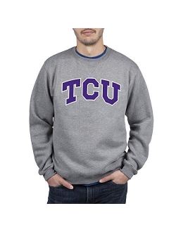 Elite Fan Shop NCAA mens Crewneck Charcoal Gray Sweatshirt