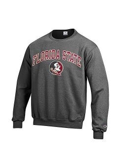 Elite Fan Shop NCAA mens Crewneck Charcoal Gray Sweatshirt