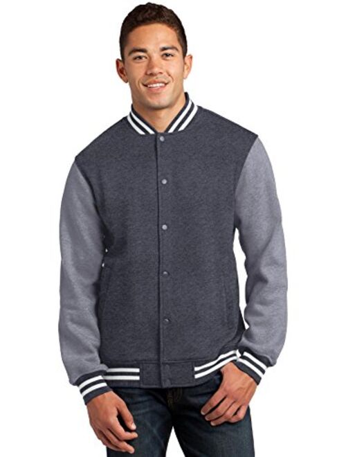 Sport-Tek Men's Fleece Letterman Jacket