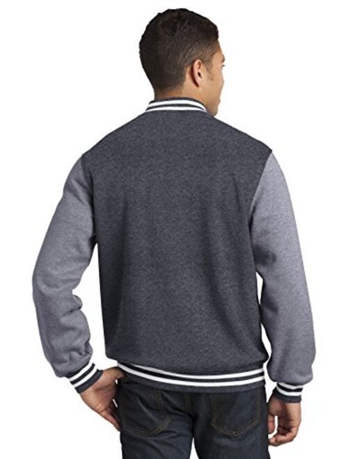 Sport-Tek Men's Fleece Letterman Jacket