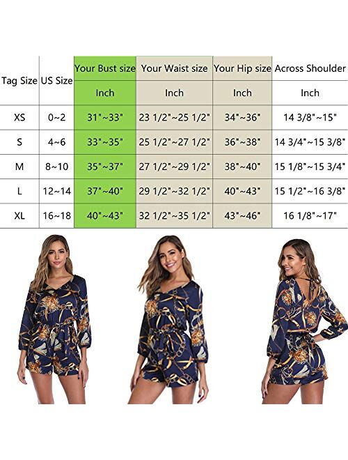 MISS MOLY Womens' Boho Spaghetti Strap Jumpsuits Wide Leg Pint Rompers Sleeveless Jumpsuit with Elegant Tie