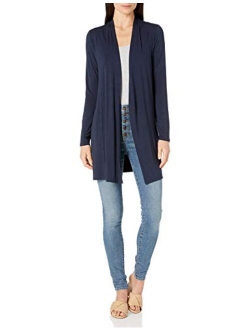 Women's Long-Sleeve Open-Front Cardigan