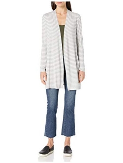 Women's Long-Sleeve Open-Front Cardigan