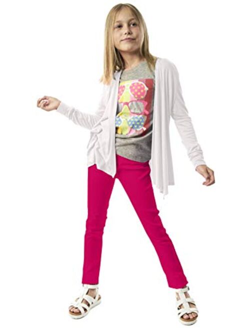 KIDPIK Cardigan for Girls Open Front Long Sleeve Spring or Summer Sweater