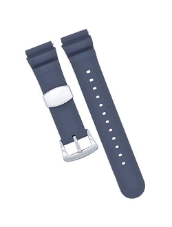 MOD 18mm 20mm 22mm Watch Band - Quick Release - Soft Silicone Replacement Watch Straps - Color Variations - for Men and Women