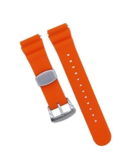 MOD 18mm 20mm 22mm Watch Band - Quick Release - Soft Silicone Replacement Watch Straps - Color Variations - for Men and Women