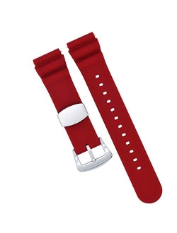 MOD 18mm 20mm 22mm Watch Band - Quick Release - Soft Silicone Replacement Watch Straps - Color Variations - for Men and Women