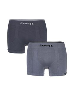 Jeep Mens 2 Pack Fitted Seamless Trunks