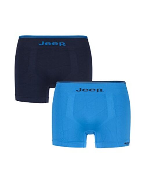 Jeep Mens 2 Pack Fitted Seamless Trunks