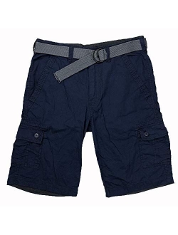 Wearfirst Sportswear Men's Ripstop Belted Legacy Cargo Shorts