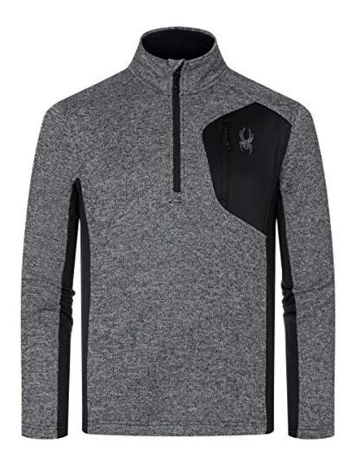 Spyder mens Bandit Half Zip Fleece Jacket