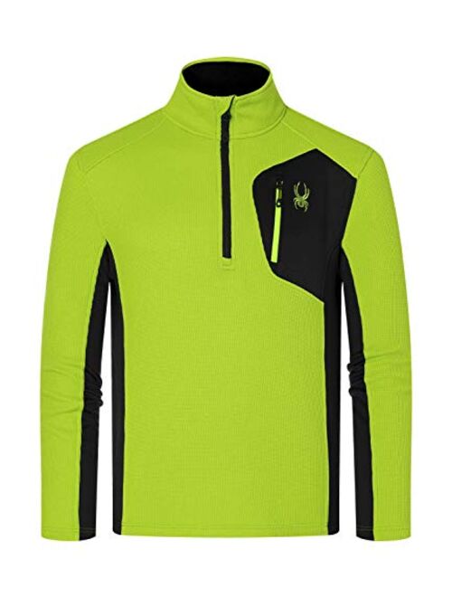 Spyder mens Bandit Half Zip Fleece Jacket