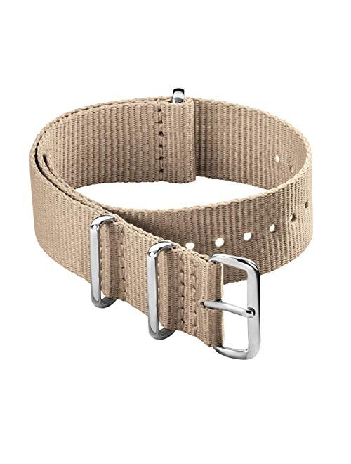 Archer Watch Straps - Classic Nylon NATO Straps | Choice of Color and Size (18mm, 20mm, 22mm, 24mm)