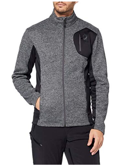 SPYDER Mens Bandit Full-Zip Stryke Lightweight Tactical Fleece Jacket