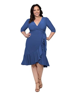 Kiyonna Women's Plus Size Whimsy Wrap Dress