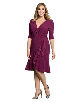 Kiyonna Women's Plus Size Whimsy Wrap Dress