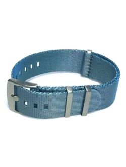 AlphaShark by BluShark - Luxury Seat Belt Nylon Watch Strap - Multiple Sizes and Colors