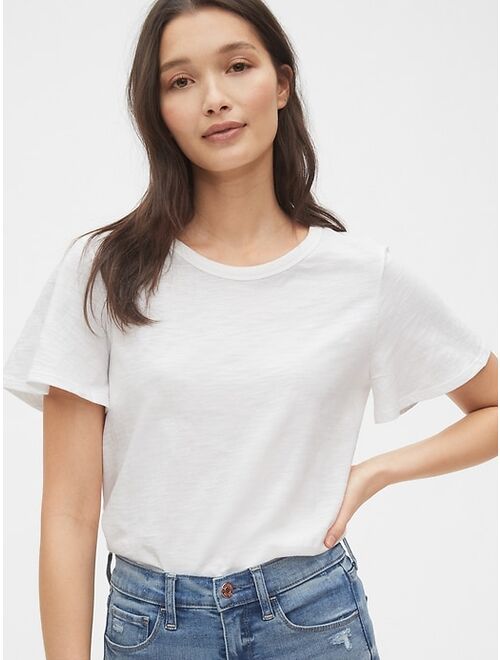 GAP Slub Flutter Sleeve T-Shirt