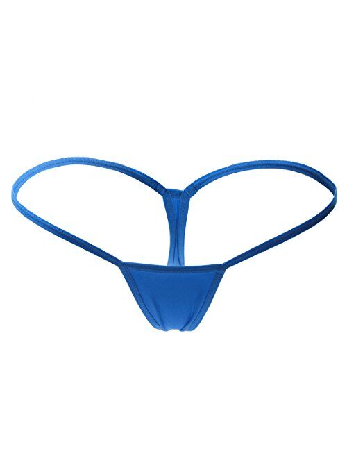 ETAOLINE Women's Low Rise Micro Back G-String Thong Panty Underwear