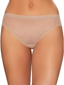 OnGossamer Women's Gossamer Mesh Hi-Cut Brief Panty