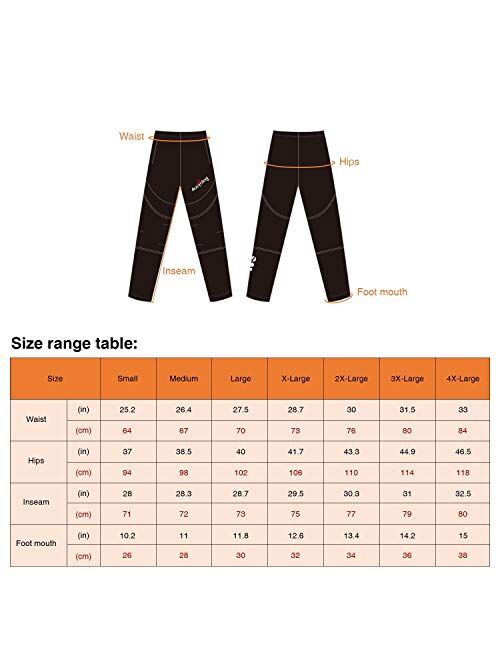 4ucycling Windproof Athletic Pants for Outdoor and Multi Sports