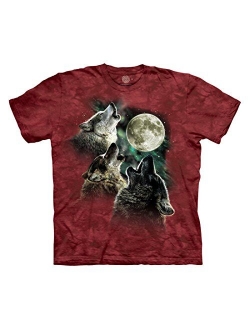 The Mountain Men's Three Wolf Moon Short Sleeve Tee