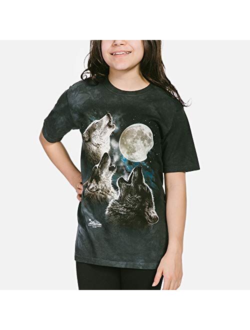 The Mountain Men's Three Wolf Moon Short Sleeve Tee