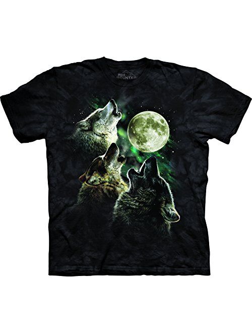 The Mountain Men's Three Wolf Moon Short Sleeve Tee