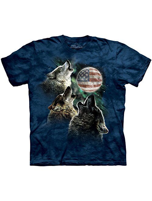 The Mountain Men's Three Wolf Moon Short Sleeve Tee