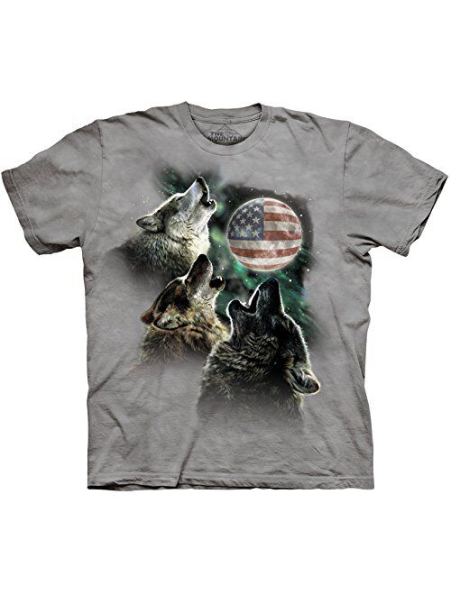 The Mountain Men's Three Wolf Moon Short Sleeve Tee