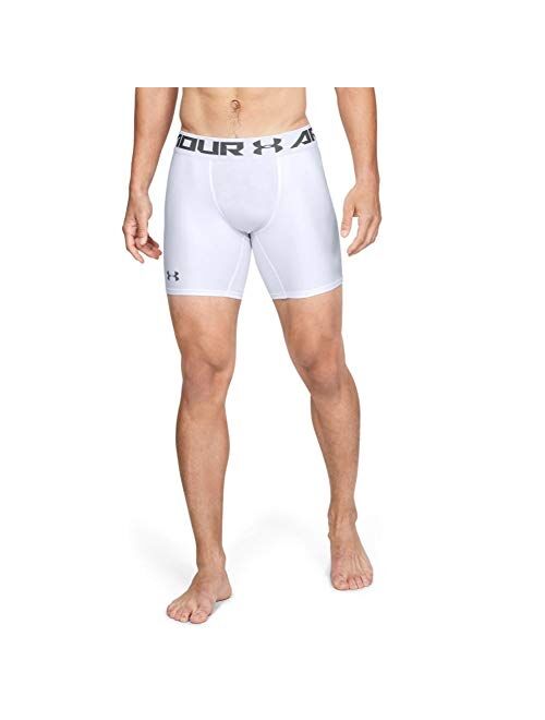 Under Armour Men's HeatGear Armour 2.0 6-inch Compression Shorts