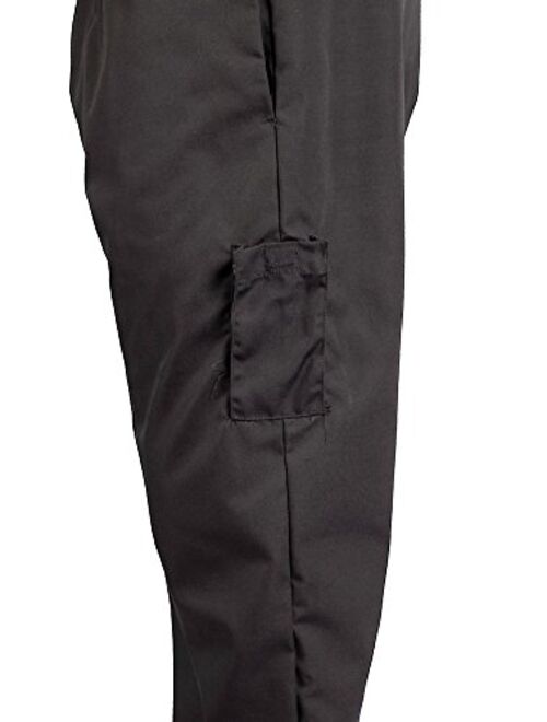 Black Cargo Style Chef Pant