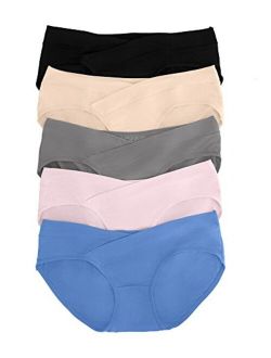 Kindred Bravely Under The Bump Maternity Underwear/Pregnancy Panties - Bikini 5 Pack