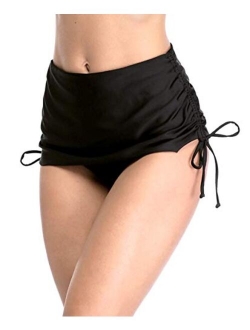 beautyin Women's Bikini Bottoms Ruched Swim Bottoms Full Coverage Swim Briefs