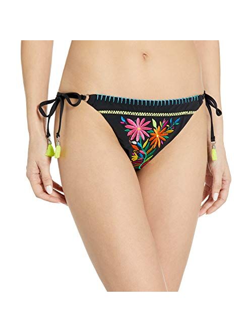 Nanette Lepore Women's Side Tie Hipster Bikini Swimsuit Bottom