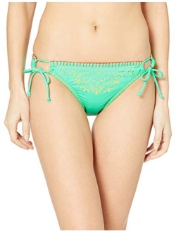 Hobie Women's Side Tie Hipster Bikini Swimsuit Bottom,