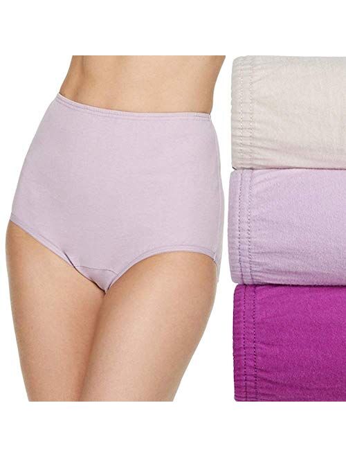 Vanity Fair Women's Perfectly Yours Classic Cotton Brief Panty 15319