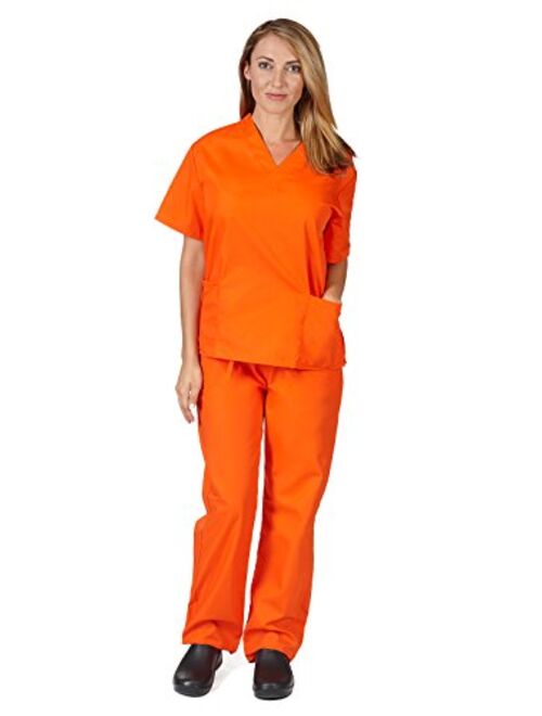 Natural Uniforms Women's Scrub Set Medical Scrub Tops and Pants