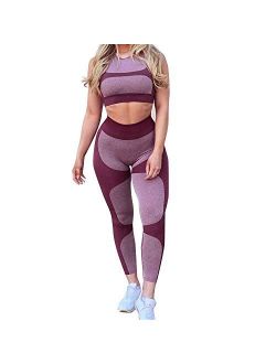 New Arrival! WYTong Women Yoga Pants,Ladies Heart Shape Patchwork Leggings High Waist Workout Sport Capris Tights