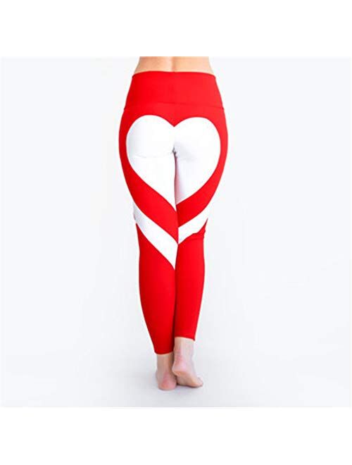 Fafalisa Leggings Large Size Heart Shape Trousers for Women Patchwork Stretch Hip Standard mid Legging