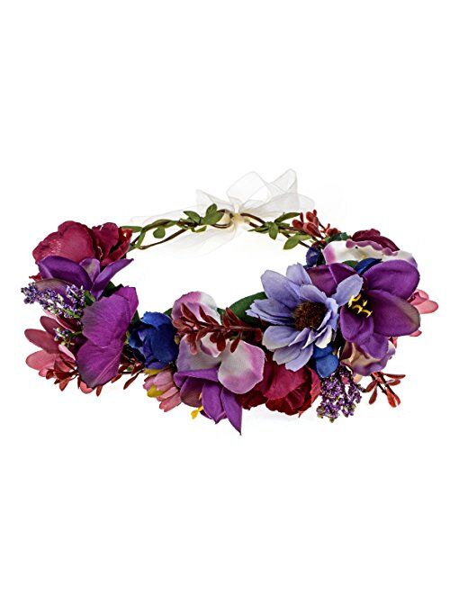 DreamLily Maternity Woodland Photo Shoot Peony Flower Crown Hair Wreath Wedding Headband BC44