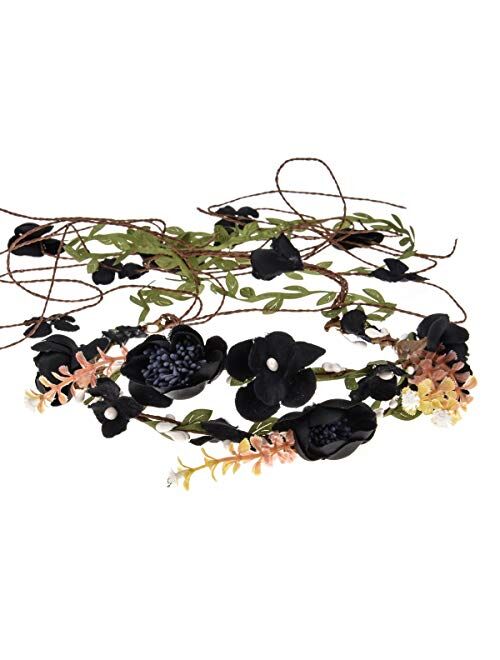 Newly arrived Rattan Flower Vine Crown Tiaras Necklace Belt Party Decoration