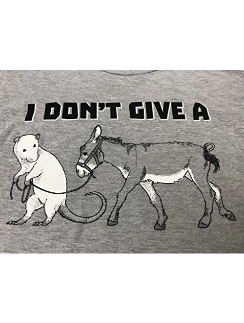 I Don't Give a Rat's Ass Funny Offensive Inappropriate Rat Pun Men Women T-Shirt