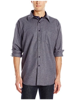 Men's Long Sleeve Button Front Classic Lodge Shirt