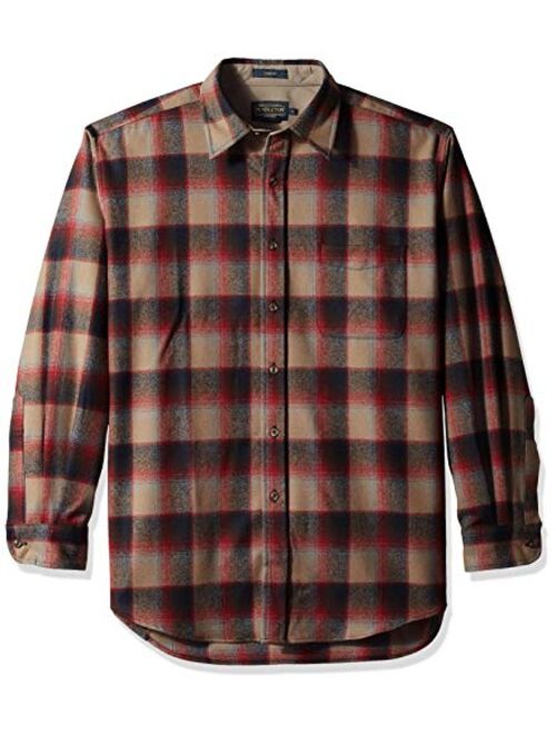 Pendleton Men's Long Sleeve Button Front Classic Lodge Shirt