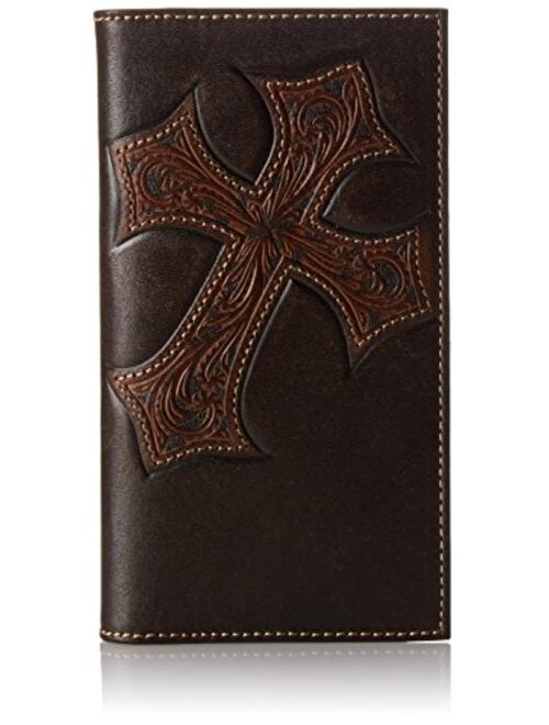 Nocona Men's Diagnol Cross Embose Rodeo