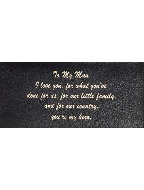 Wife to Husband Gift Anniversary Birthday Christmas Mens Bifold