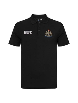 Newcastle United Football Club Official Soccer Gift Mens Crest Polo Shirt